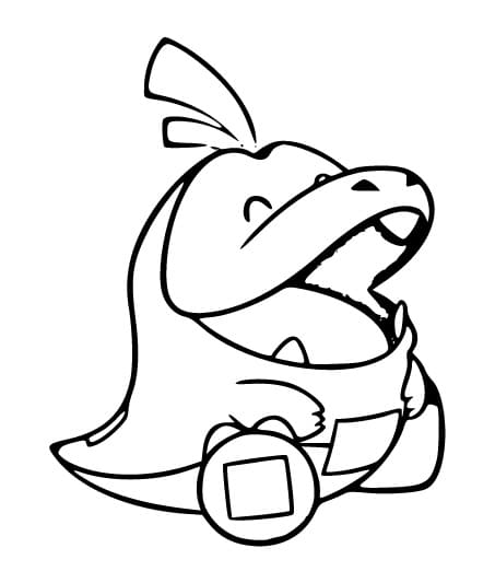 Free printable Fuecoco coloring page #181583 from Video Games collection