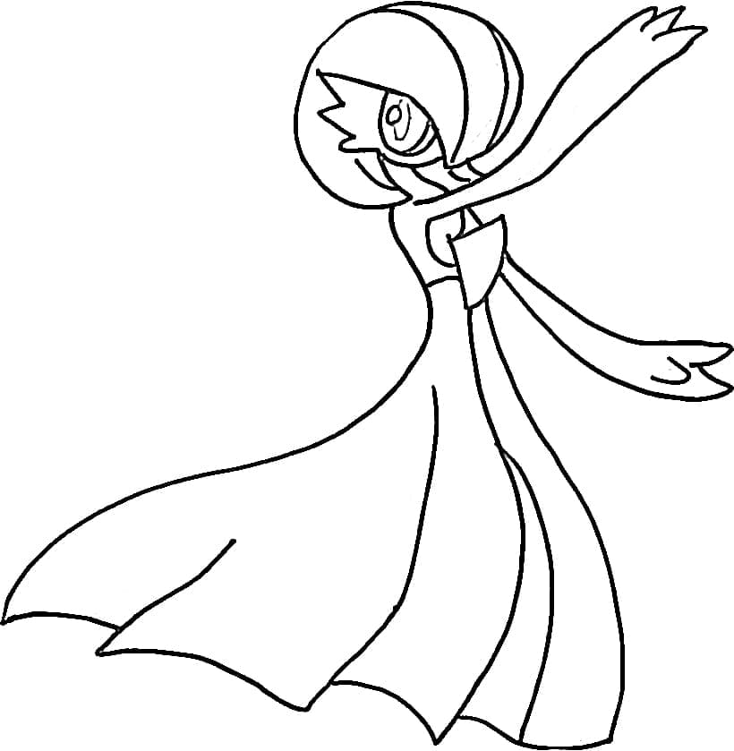 Free printable Gardevoir coloring page #181512 from Video Games collection Free printable Gardevoir coloring page #181512 from Video Games collection