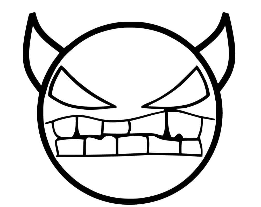 Free printable Geometry Dash coloring page #221082 from Video Games collection