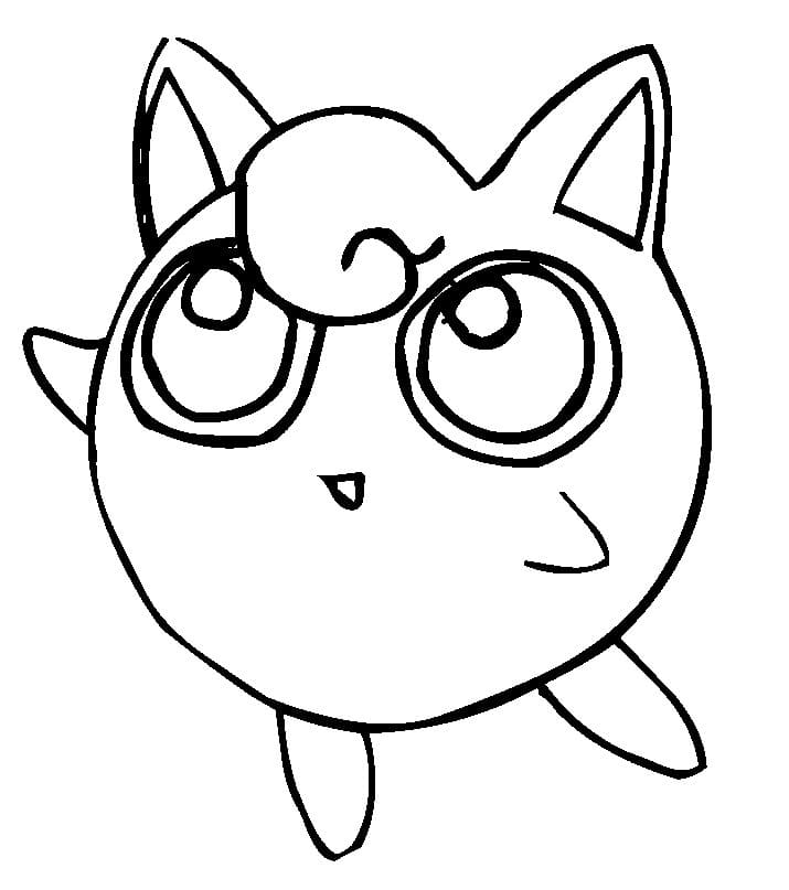Free printable Jigglypuff coloring page #181473 from Video Games collection