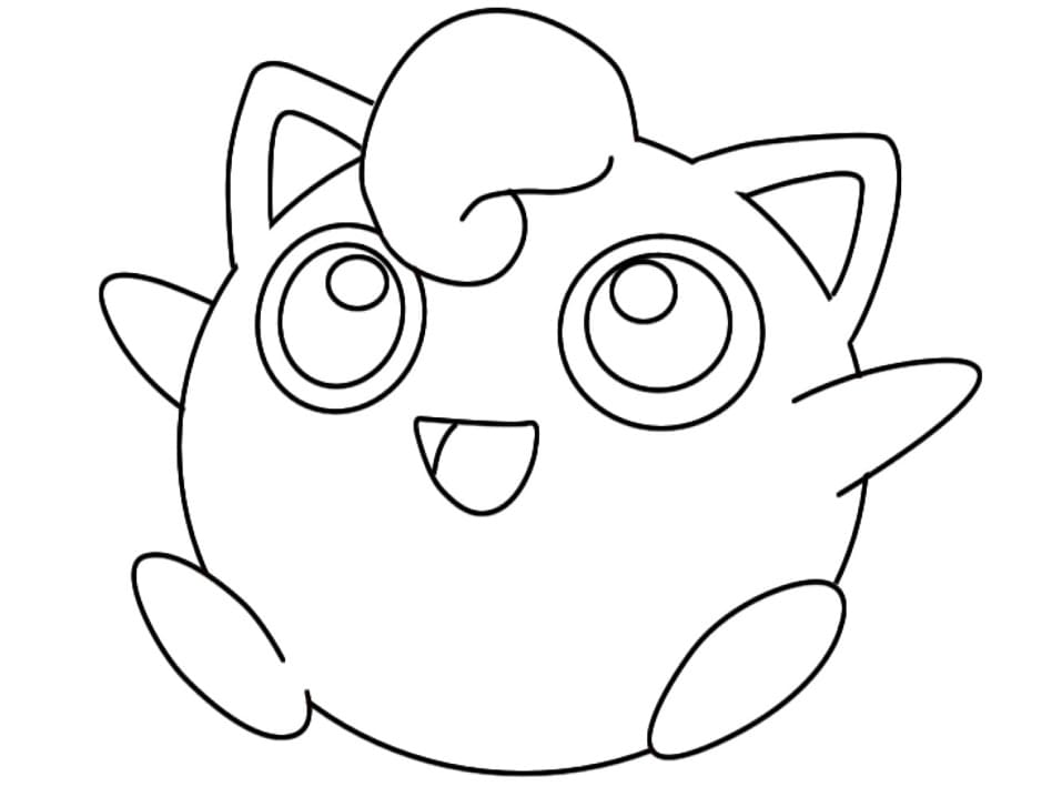 Free printable Jigglypuff coloring page #181478 from Video Games collection