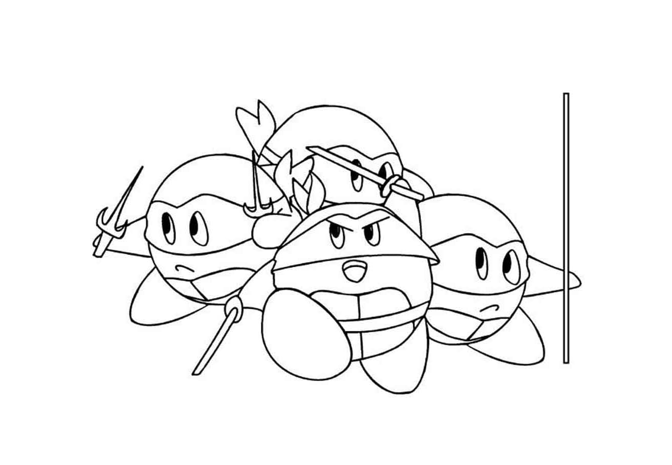 Free printable Kirby coloring page #172643 from Video Games collection