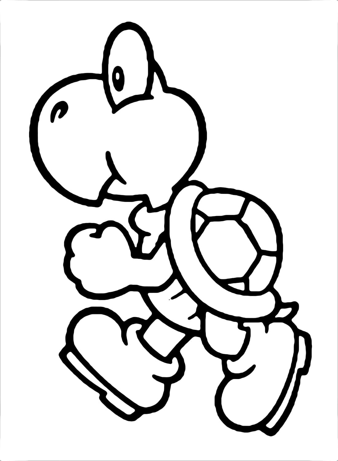 Free printable Koopa Troopa coloring page #188417 from Video Games collection