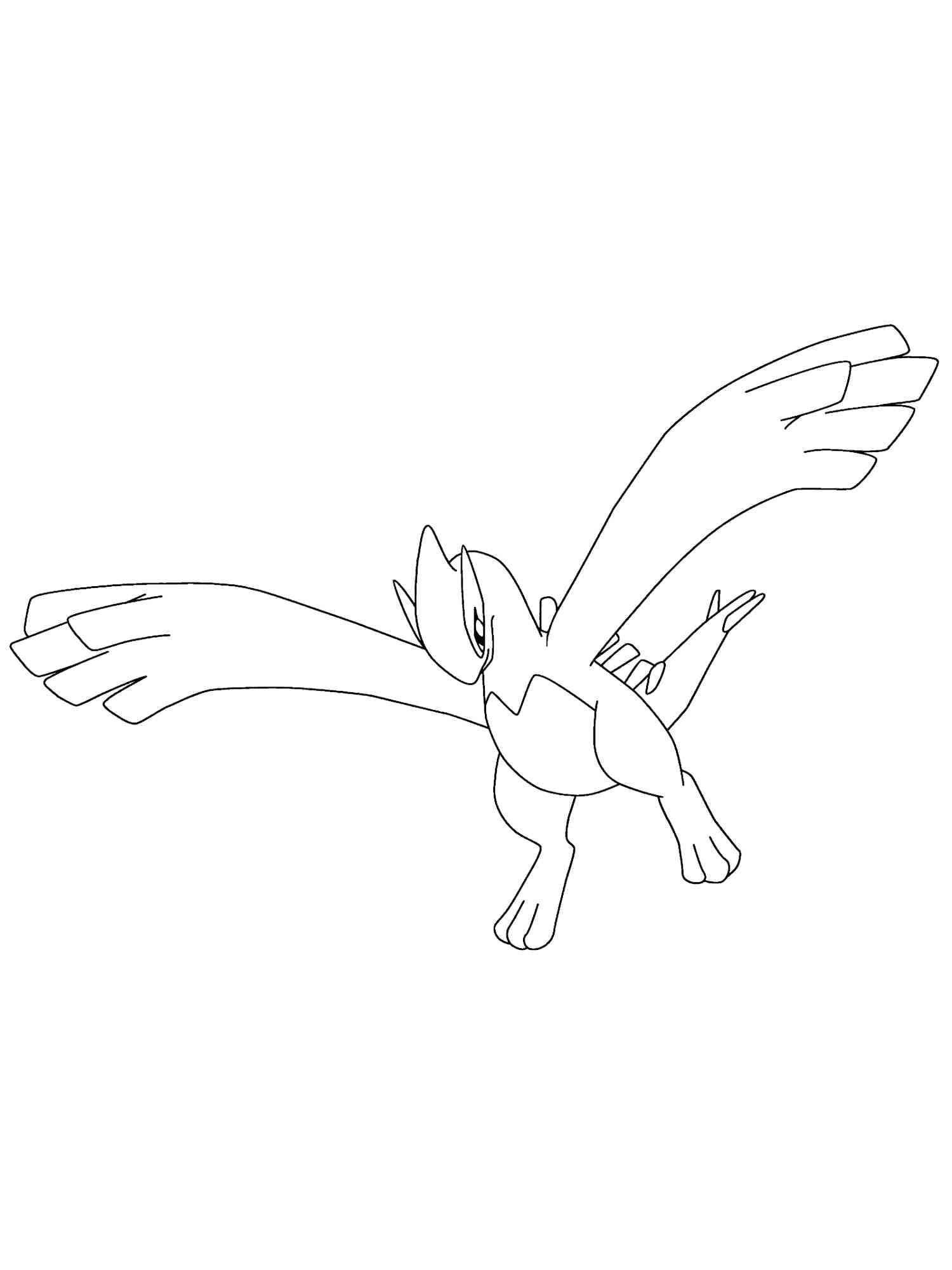 Free printable Lugia coloring page #181604 from Video Games collection Free printable Lugia coloring page #181604 from Video Games collection