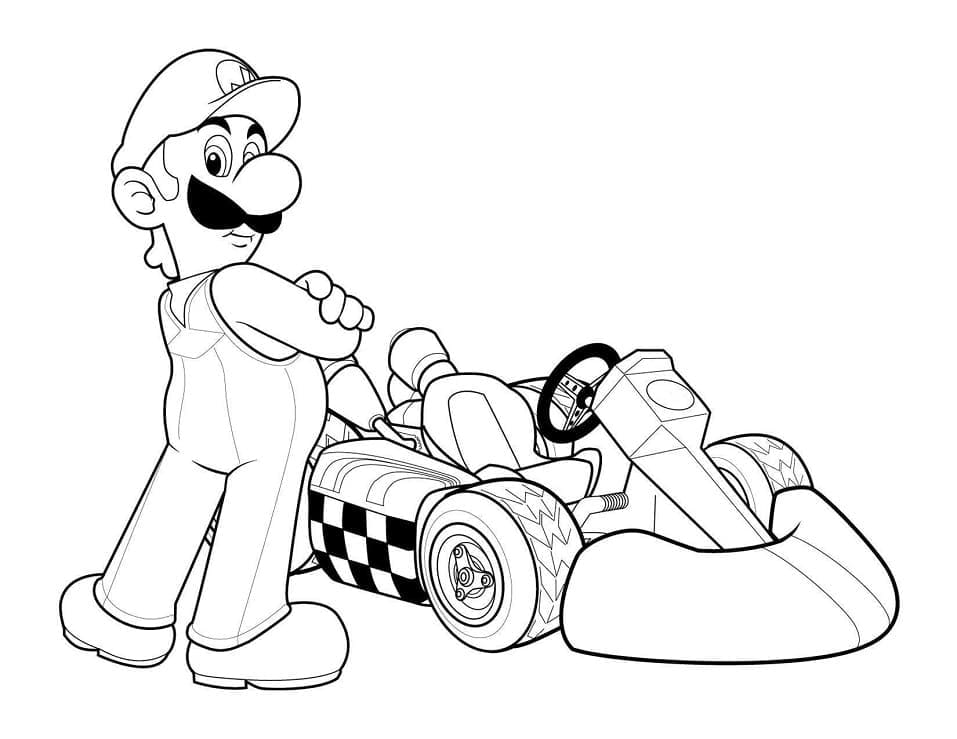 Free printable Luigi coloring page #174670 from Video Games collection Free printable Luigi coloring page #174670 from Video Games collection