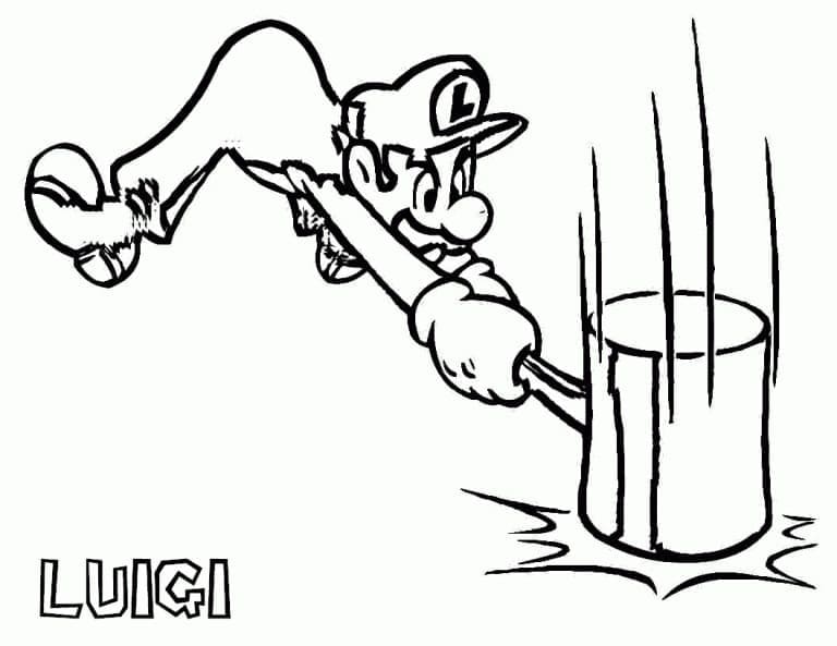 Free printable Luigi coloring page #174678 from Video Games collection Free printable Luigi coloring page #174678 from Video Games collection