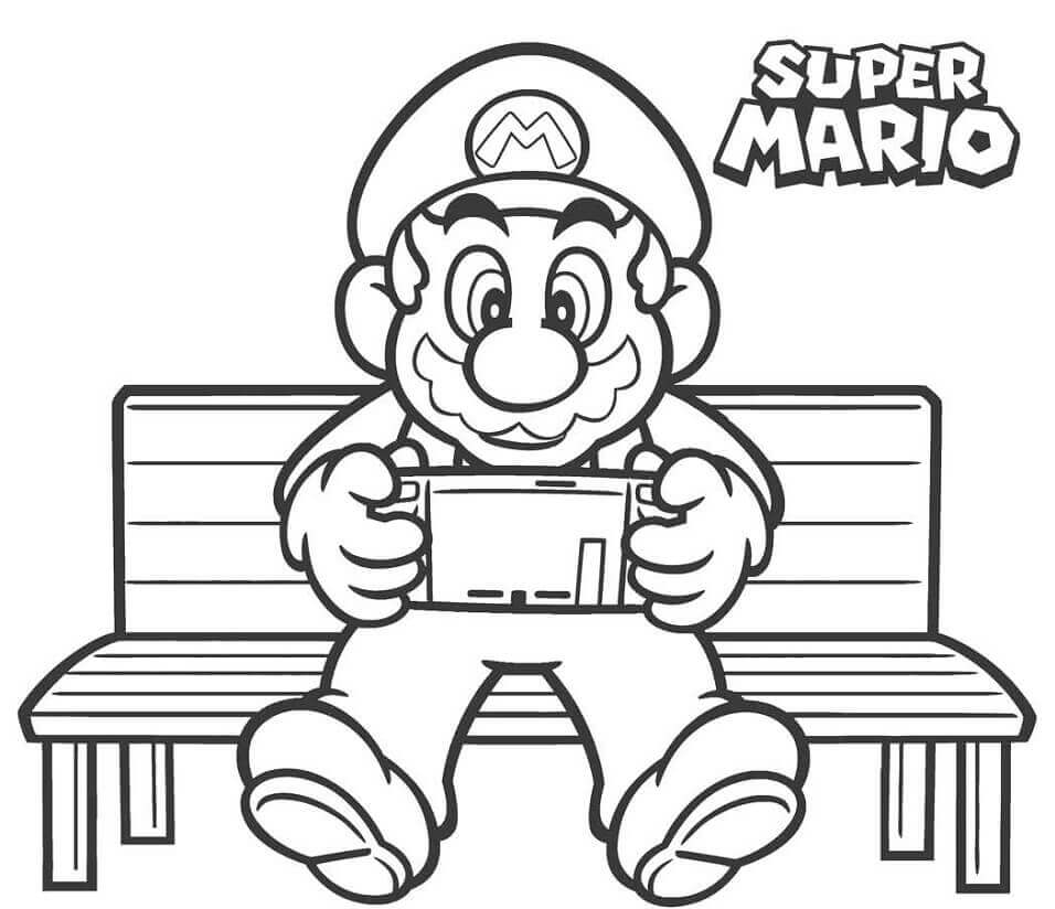 Free printable Mario coloring page #170815 from Video Games collection