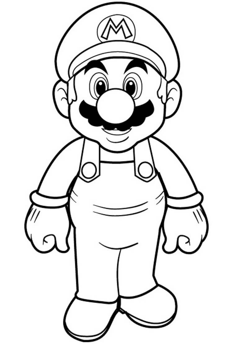 Free printable Mario coloring page #170817 from Video Games collection Free printable Mario coloring page #170817 from Video Games collection