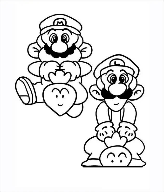 Free printable Mario coloring page #172095 from Video Games collection