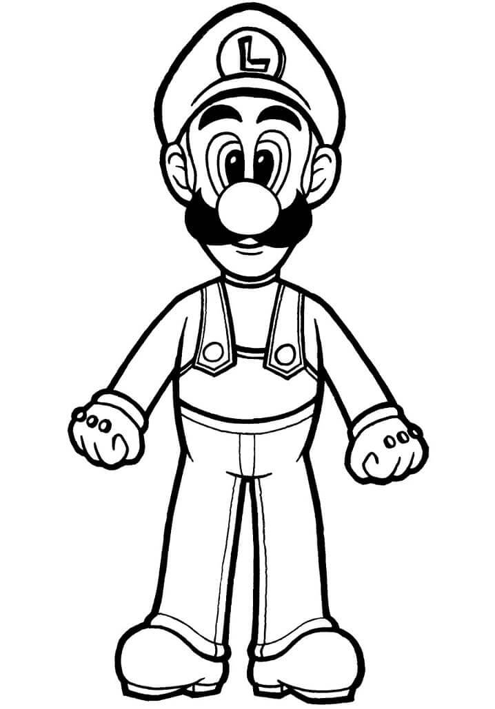 Free printable Mario coloring page #172099 from Video Games collection