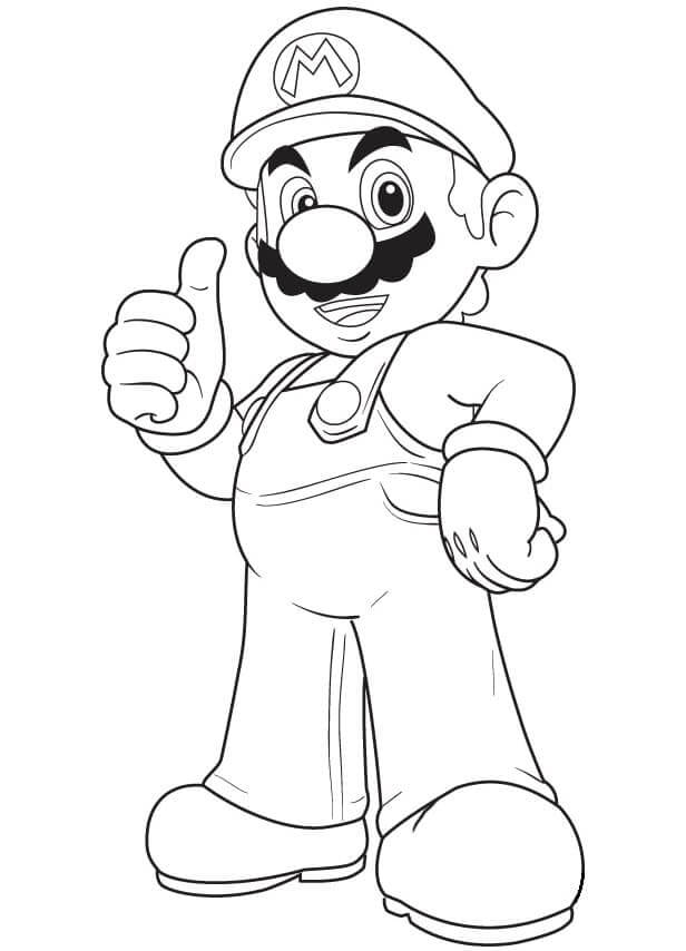 Free printable Mario coloring page #172171 from Video Games collection