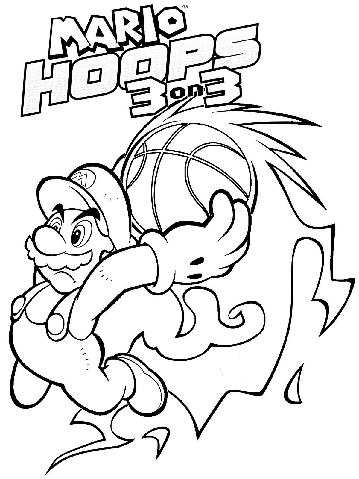 Coloring page: Mario Bros (Video Games) #112496 - Free Printable Coloring Pages