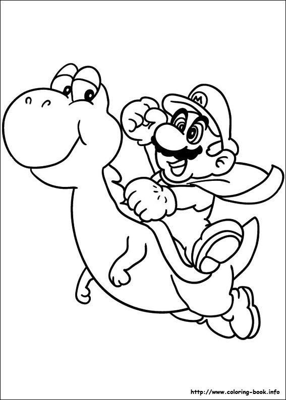 Coloring page: Mario Bros (Video Games) #112509 - Free Printable Coloring Pages