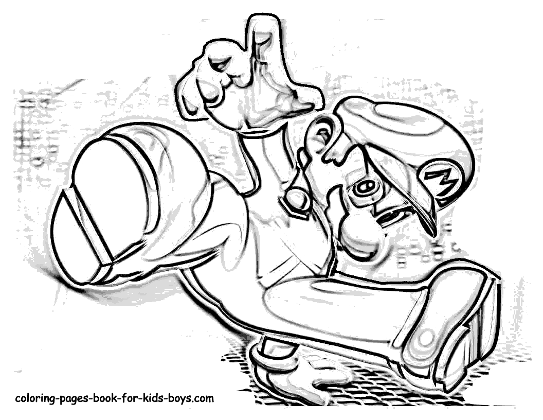 Coloring page: Mario Bros (Video Games) #112520 - Free Printable Coloring Pages