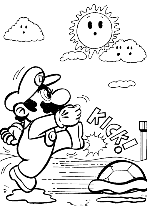 Coloring page: Mario Bros (Video Games) #112542 - Free Printable Coloring Pages