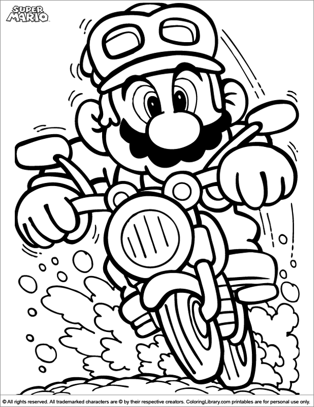 Coloring page: Mario Bros (Video Games) #112546 - Free Printable Coloring Pages
