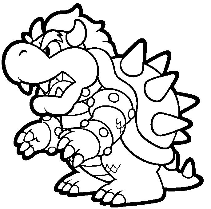 Coloring page: Mario Bros (Video Games) #112559 - Free Printable Coloring Pages