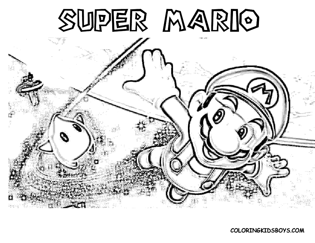 Coloring page: Mario Bros (Video Games) #112578 - Printable coloring pages