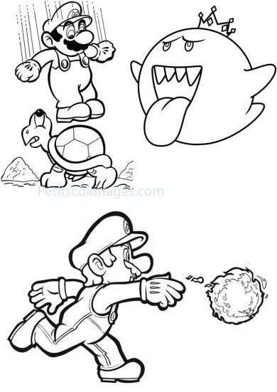 Coloring page: Mario Bros (Video Games) #112598 - Free Printable Coloring Pages