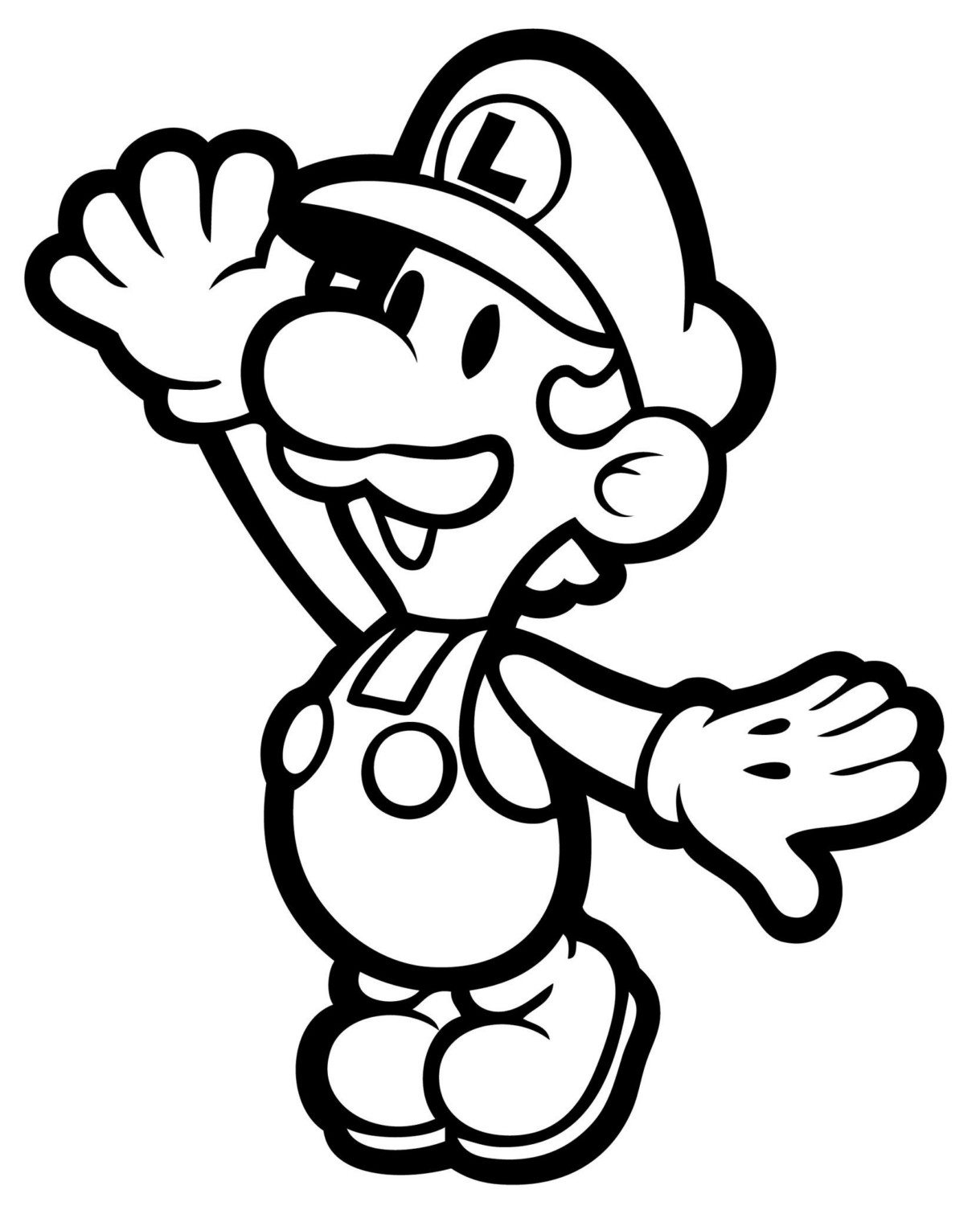 Mario Bros 112605 Video Games – Printable coloring pages