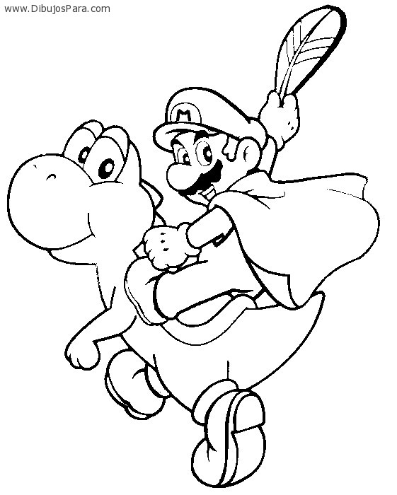 Coloring page: Mario Bros (Video Games) #112608 - Free Printable Coloring Pages