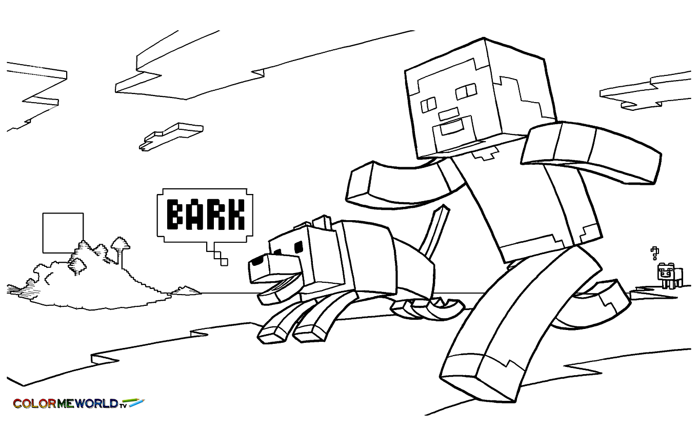 Coloring page: Minecraft (Video Games) #113749 - Free Printable Coloring Pages