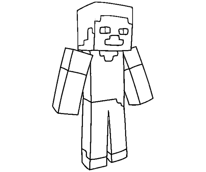 Coloring page: Minecraft (Video Games) #113753 - Free Printable Coloring Pages
