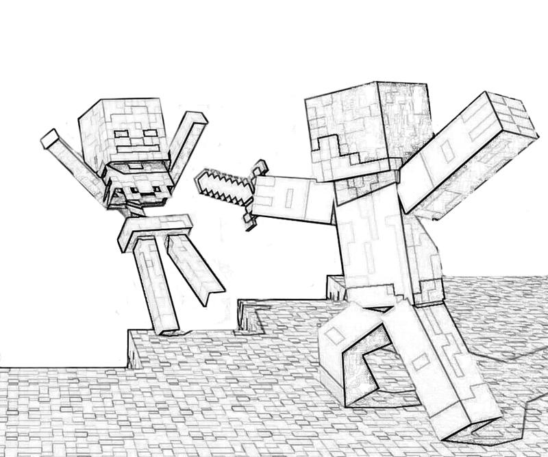 Coloring page: Minecraft (Video Games) #113755 - Free Printable Coloring Pages