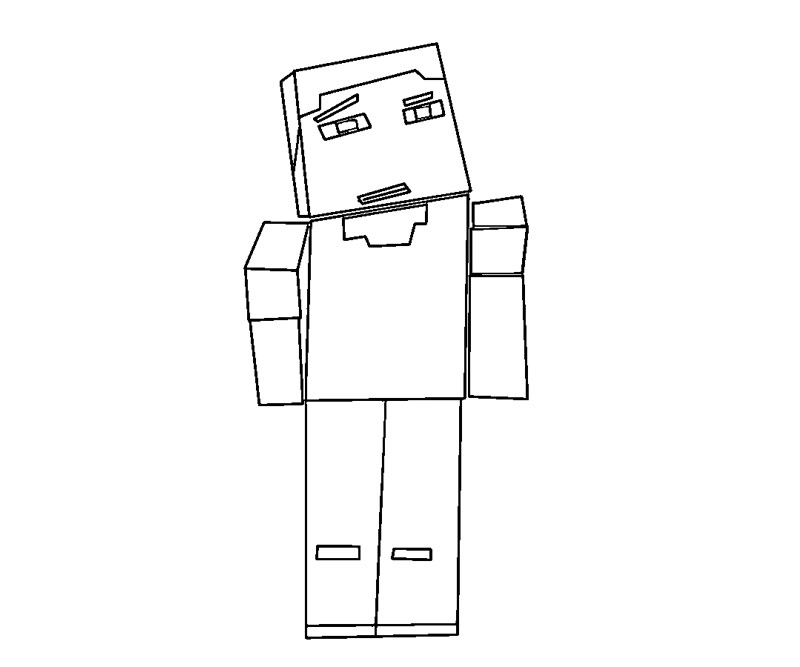 Coloring page: Minecraft (Video Games) #113766 - Printable coloring pages