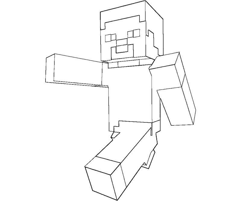 Coloring page: Minecraft (Video Games) #113768 - Printable coloring pages