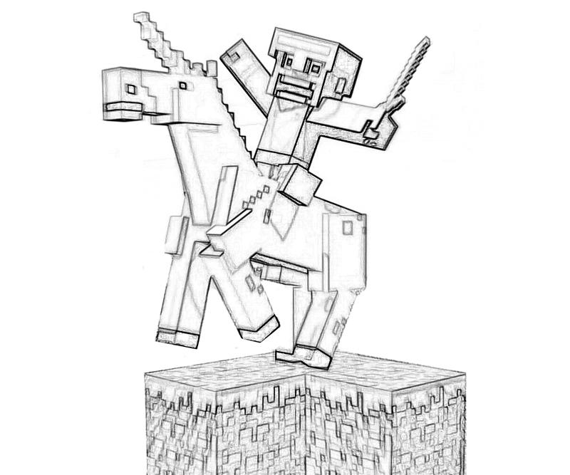 Coloring page: Minecraft (Video Games) #113773 - Free Printable Coloring Pages
