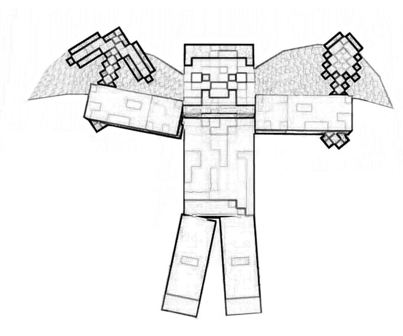 Coloring page: Minecraft (Video Games) #113776 - Printable coloring pages