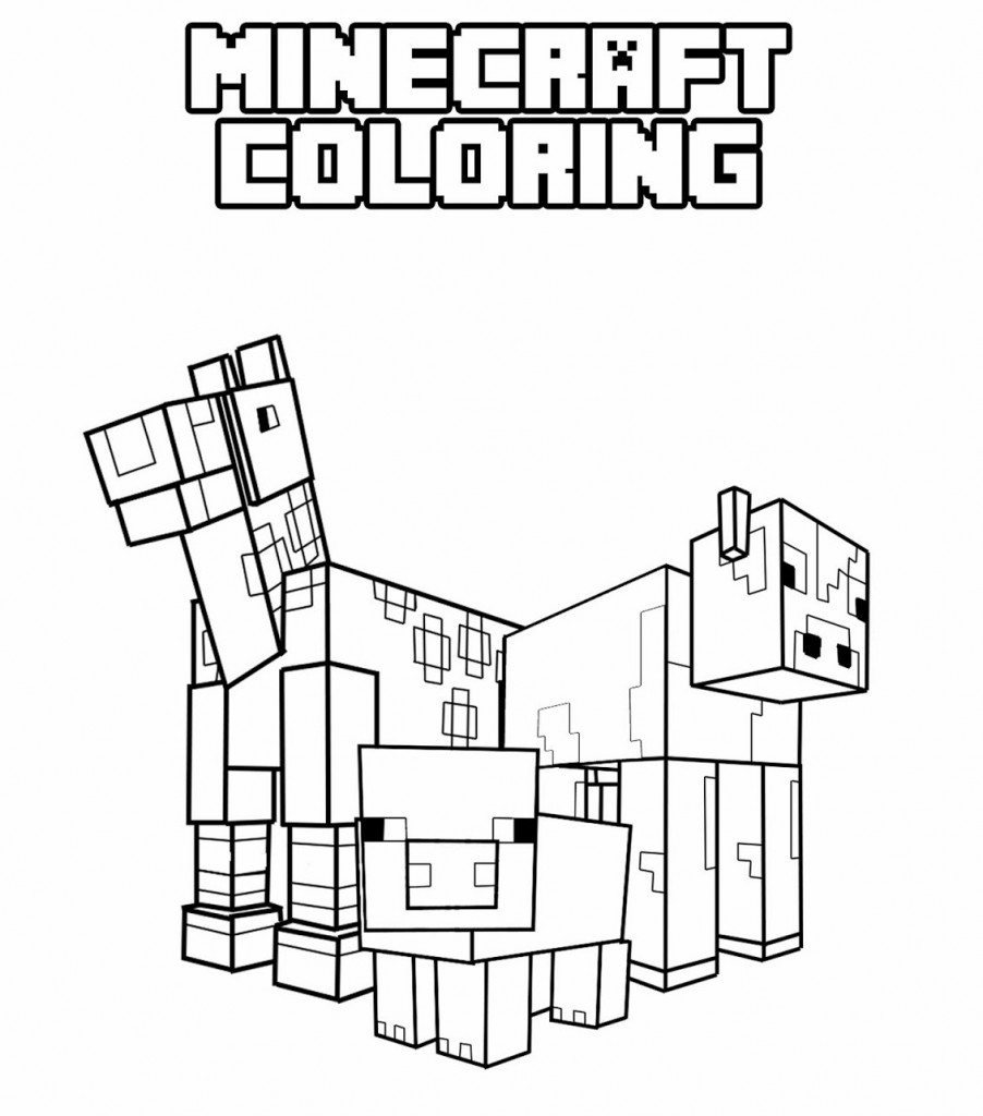 Coloring page: Minecraft (Video Games) #113780 - Free Printable Coloring Pages