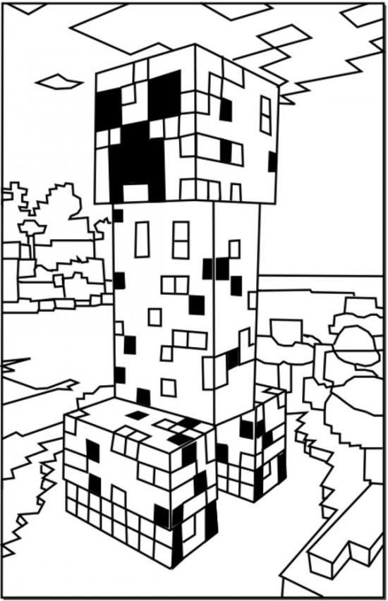 Coloring page: Minecraft (Video Games) #113783 - Free Printable Coloring Pages