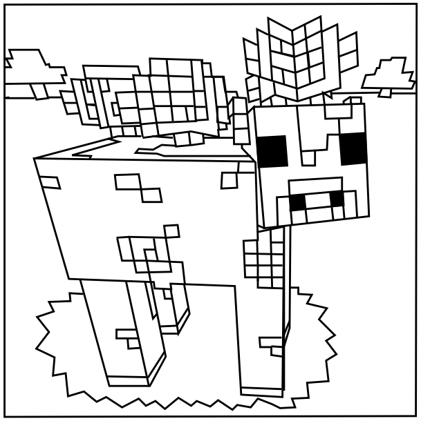 Coloring page: Minecraft (Video Games) #113784 - Free Printable Coloring Pages