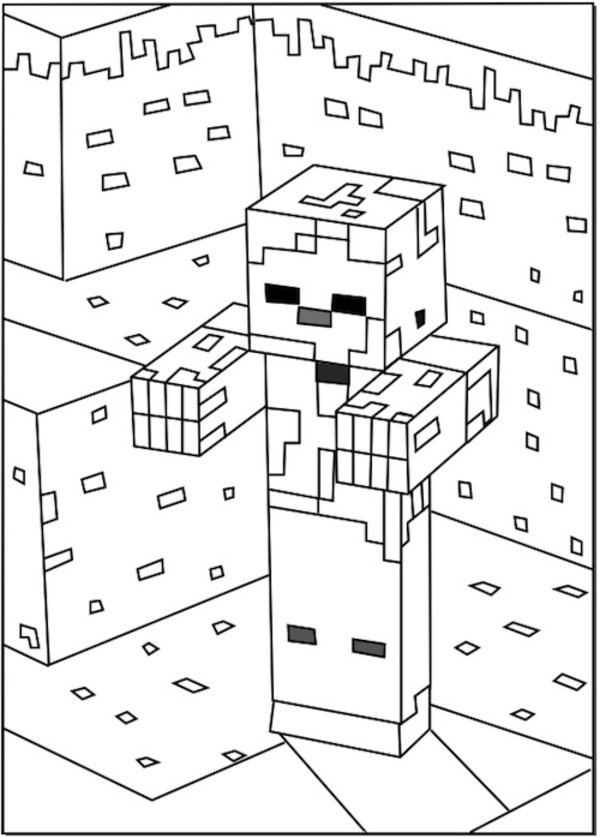 Coloring page: Minecraft (Video Games) #113786 - Printable coloring pages
