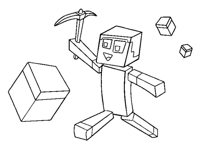 Coloring page: Minecraft (Video Games) #113801 - Free Printable Coloring Pages