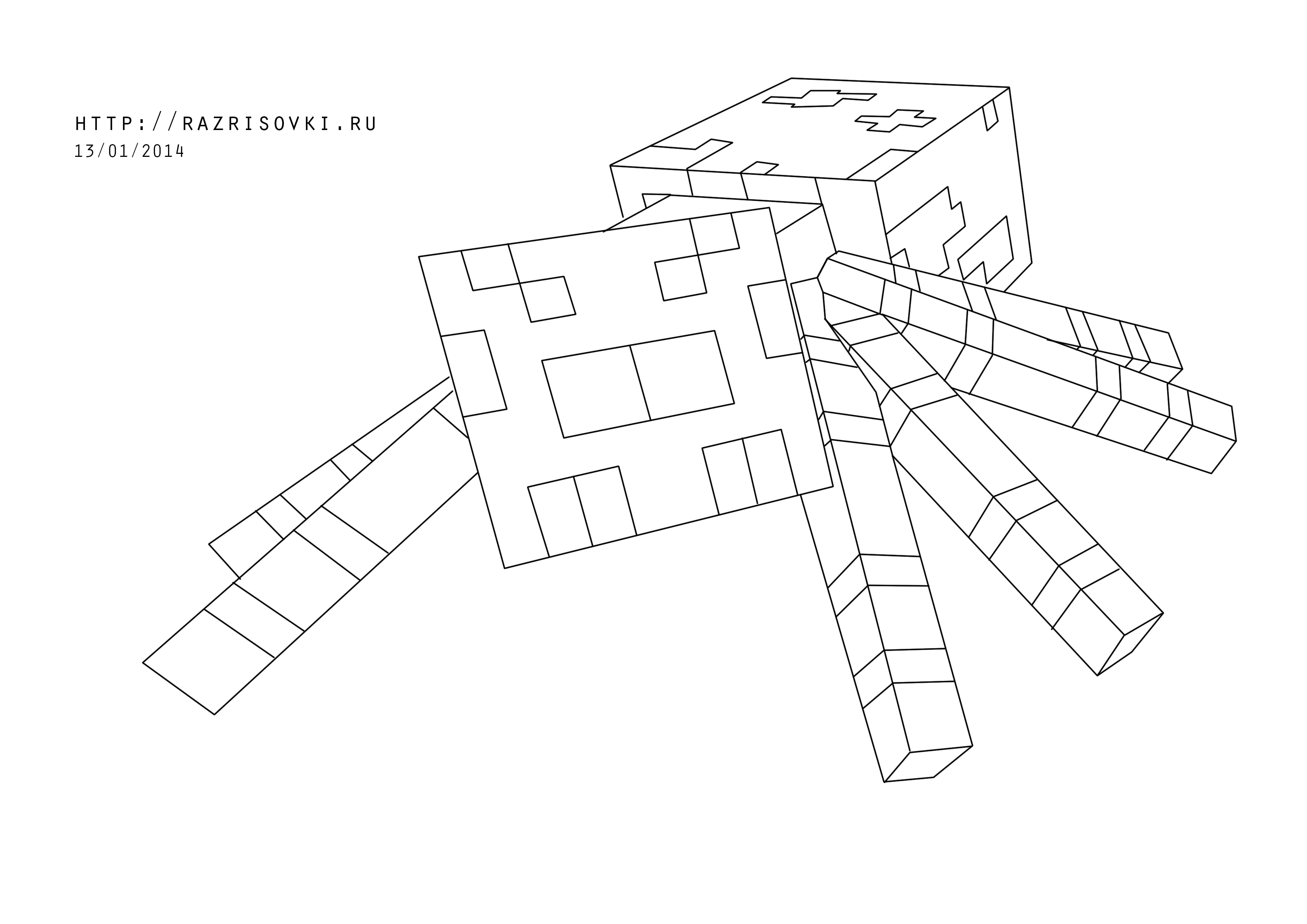 Coloring page: Minecraft (Video Games) #113805 - Free Printable Coloring Pages