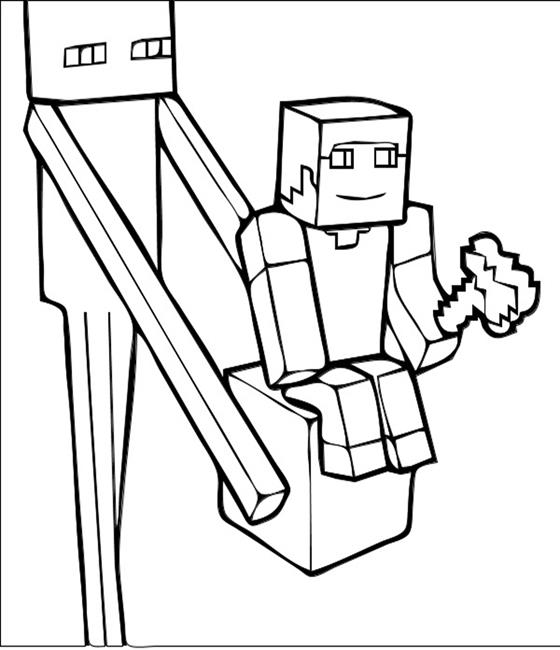 Coloring page: Minecraft (Video Games) #113825 - Free Printable Coloring Pages