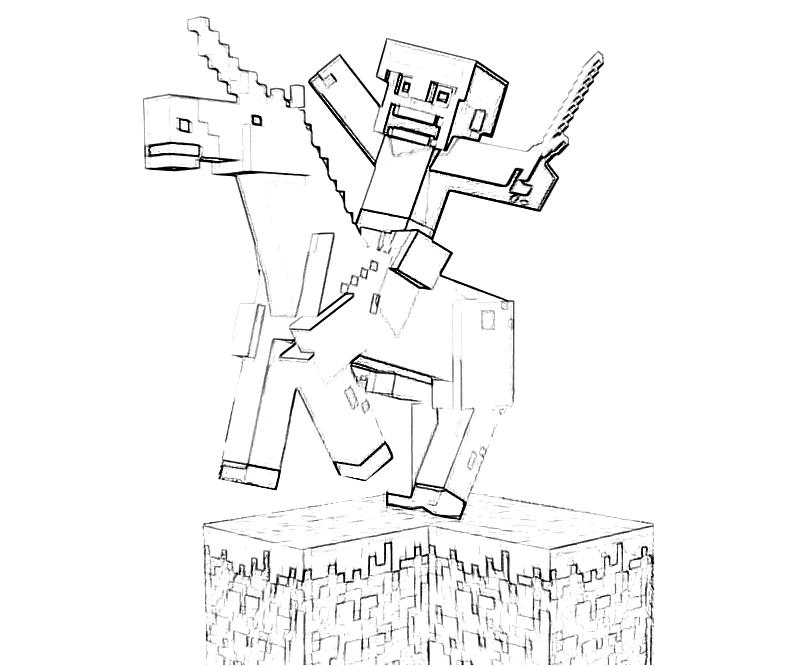 Coloring page: Minecraft (Video Games) #113833 - Free Printable Coloring Pages