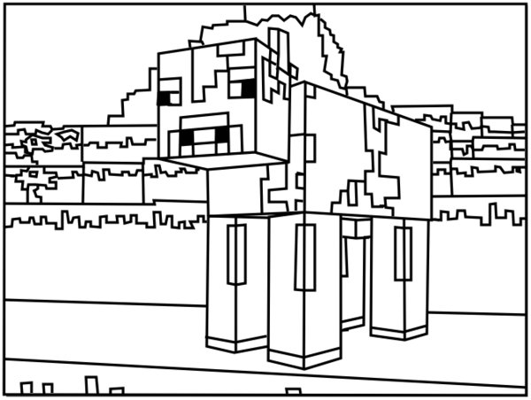 Coloring page: Minecraft (Video Games) #113841 - Printable coloring pages