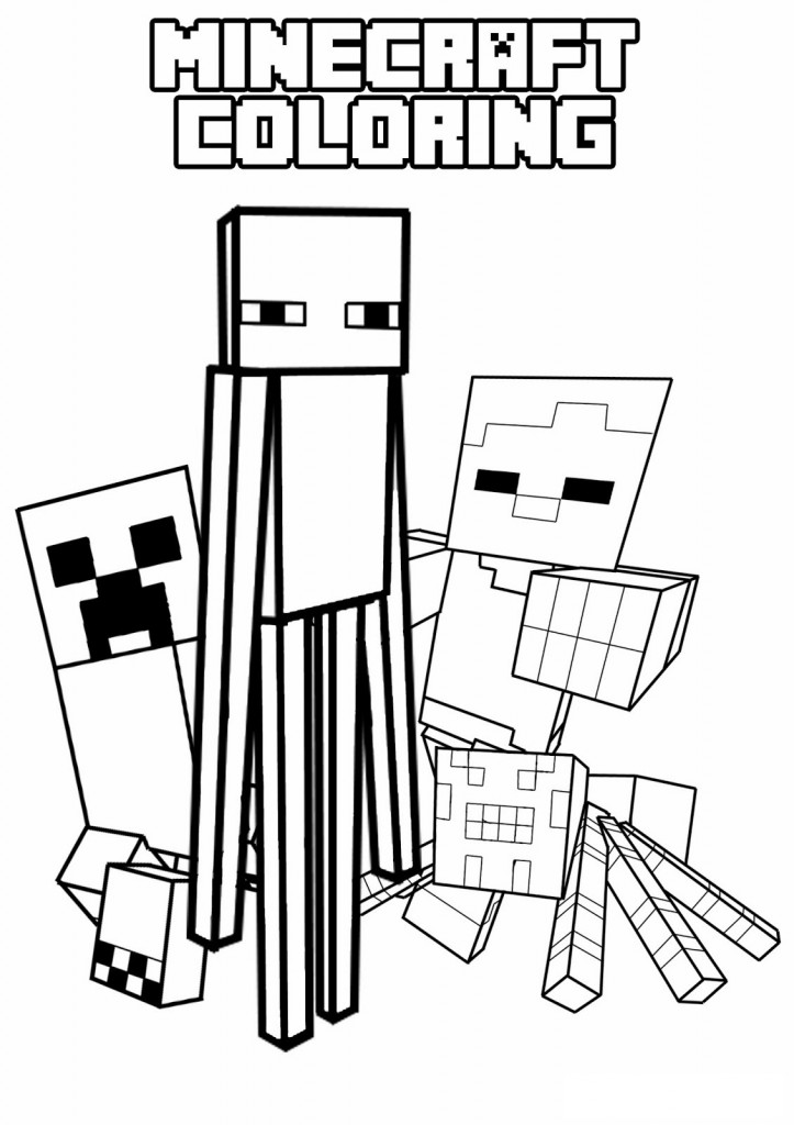 Minecraft Coloring Pages Sword