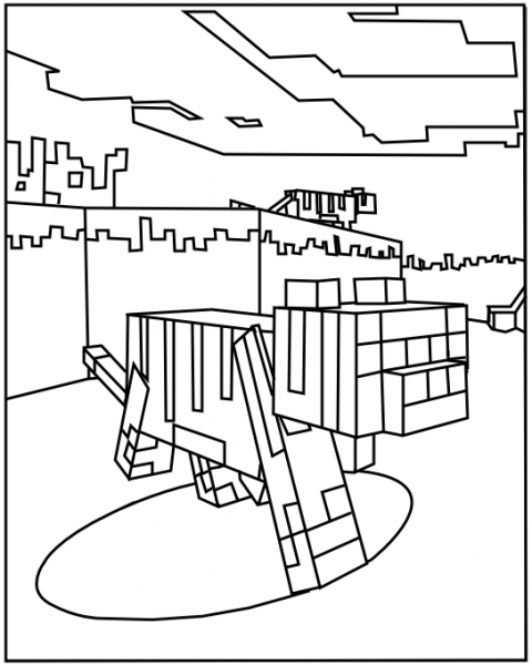 Coloring page: Minecraft (Video Games) #113875 - Free Printable Coloring Pages