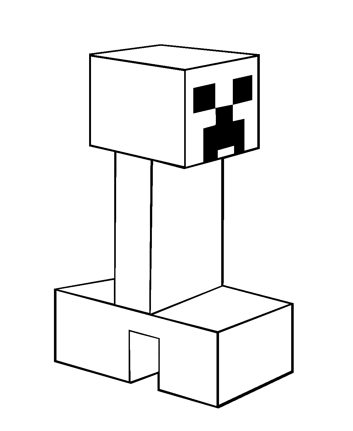 Coloring page: Minecraft (Video Games) #113877 - Free Printable Coloring Pages