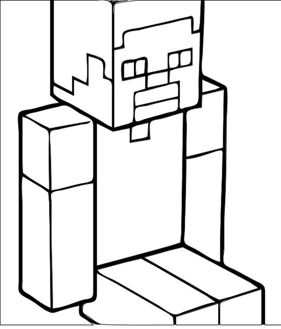 Coloring page: Minecraft (Video Games) #113880 - Printable coloring pages