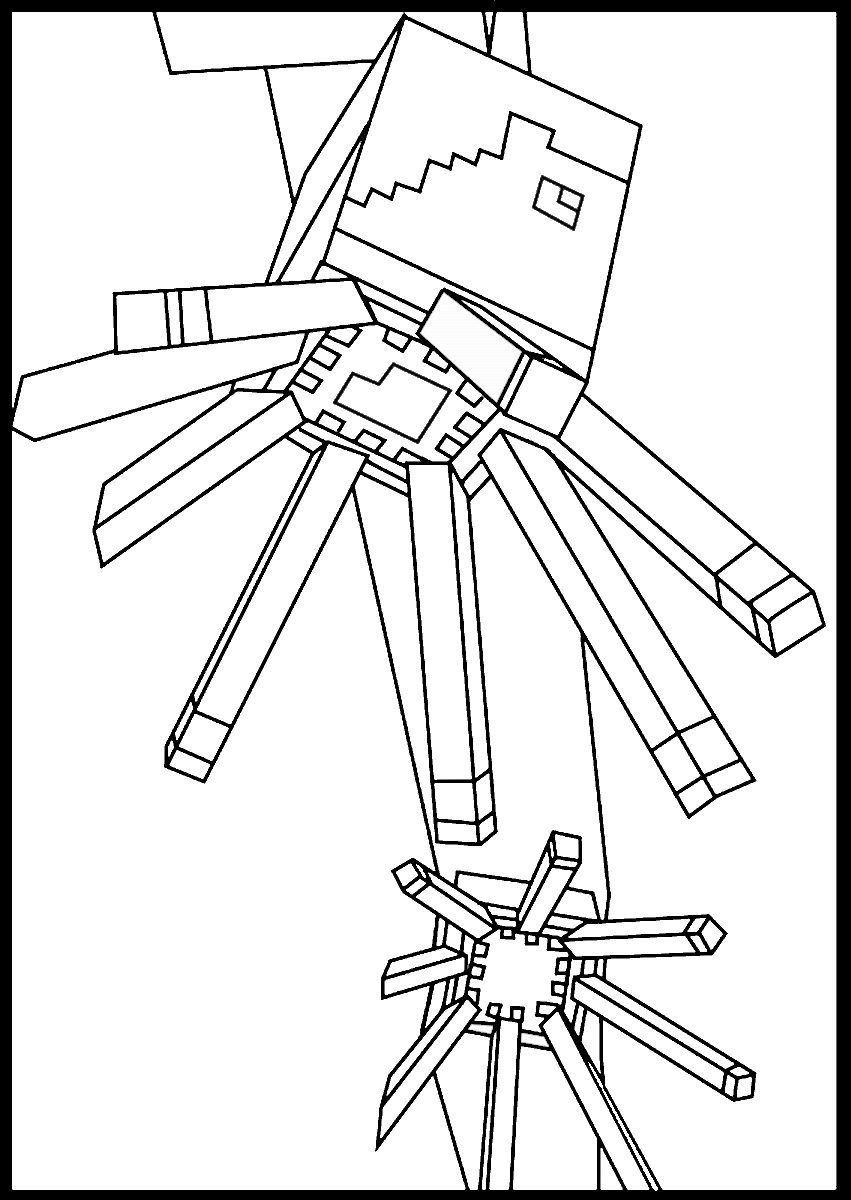 Coloring page: Minecraft (Video Games) #113959 - Printable coloring pages