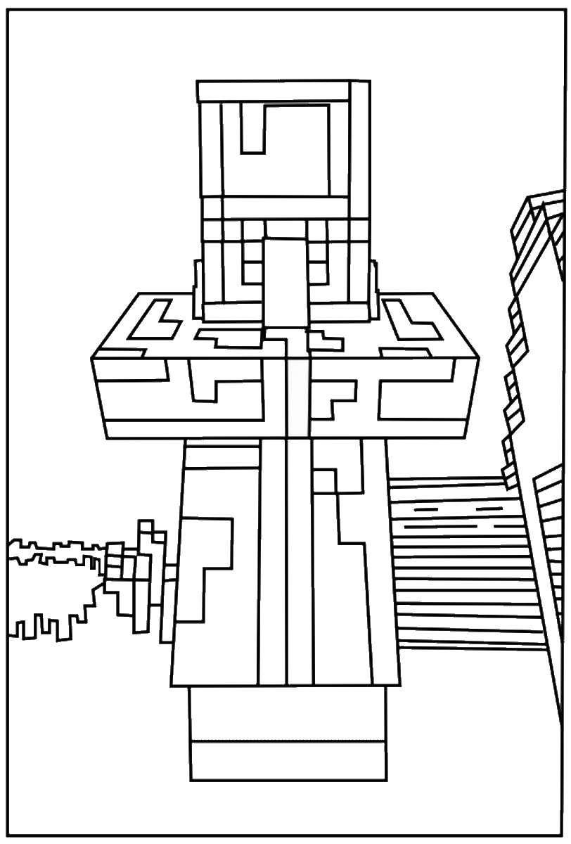 Coloring page: Minecraft (Video Games) #114014 - Printable coloring pages
