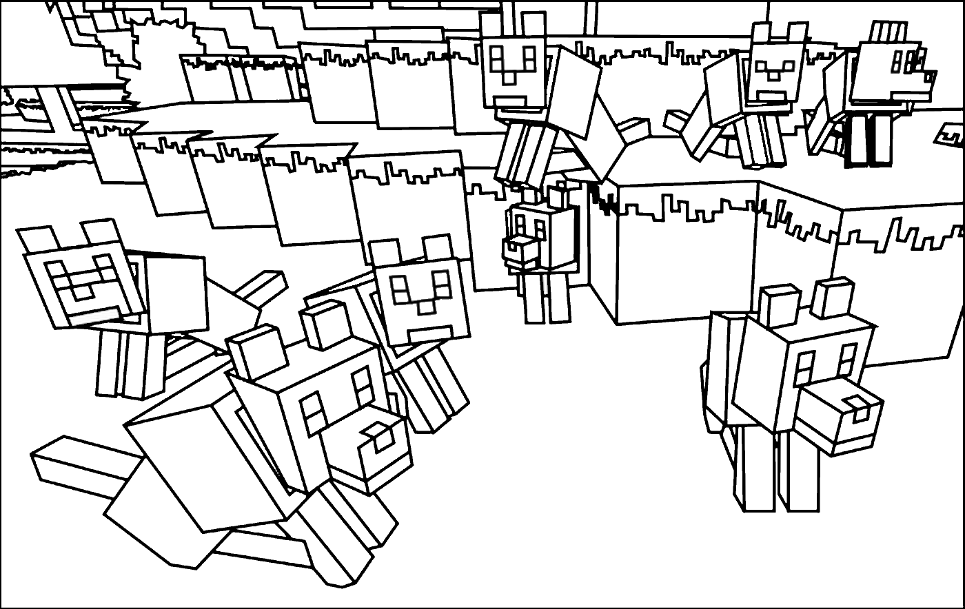 Coloring page: Minecraft (Video Games) #114089 - Free Printable Coloring Pages