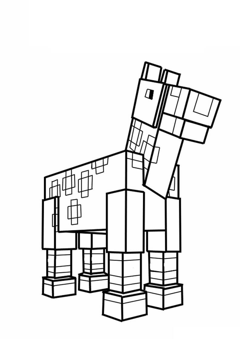 Free printable Minecraft coloring page #171153 from Video Games collection