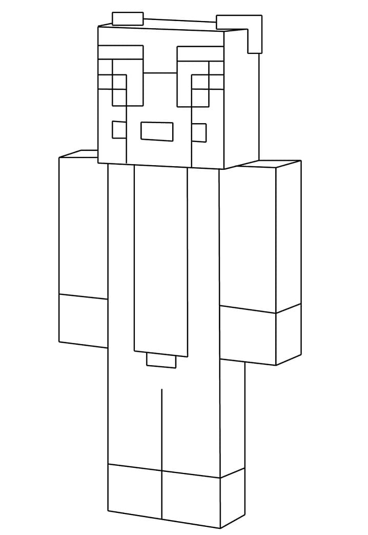 Free printable Minecraft coloring page #171174 from Video Games collection
